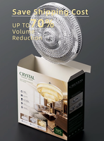 Plafonnier LED moderne JACKSUN, lampe de plafond ronde en acrylique, plafonnier LED pour salon, salle à manger, chambre à coucher, appartement