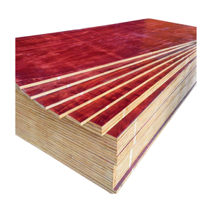 Nóng bán 1220*2440mm 18mm Poplar phim phải đối mặt với ván ép hình thành dòng cho phim Mặt ván ép cho ván khuôn bê tông xây dựng - Product Image 1