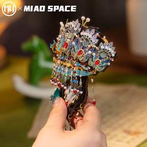 MU <span class=keywords><strong>X</strong></span> MIAO SPACE งานฝีมือ DIY ของเล่นตัวต่อแม่เหล็กติดตู้เย็น ปริศนา 3 มิติ รูปมงกุฎฟีนิกซ์ ของเล่นคลายเครียด ของขวัญสำหรับแฟนสาว - Product Image 5