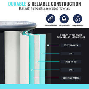 Fabricante 5 capas Oxford PVC portátil deportes Fitness hombre terapia de recuperación bañera de hielo - Product Image 3