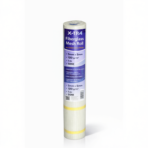 Rouleau de maille en fibre de verre 5x5mm 120gsm Maille de renforcement de façade extérieure pour plâtre et EIFS X-TRA - Product Image 2