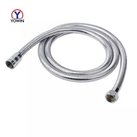 Tuyau de douche en PVC de qualité professionnelle d'usine pour tuyau de douche en acier inoxydable flexible chromé de 1M