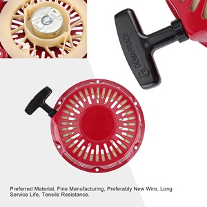 GOOFIT alluminio Pull Starter <span class=keywords><strong>moto</strong></span> 1 pezzo per 188F GX390 5KW Motor Pit Bike ATV Quad ciclomotore Scooter bicicletta rossa - Product Image 3