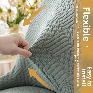 Housse de chaise élastique intégrale pour accoudoir central, idéale pour hôtels, bureaux, restaurants – Anti-poussière et anti-taches - Product Image 3