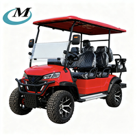 Fabricant de voiturettes de golf à essence haute performance, voiturette de golf tout-terrain à essence pour 6 personnes