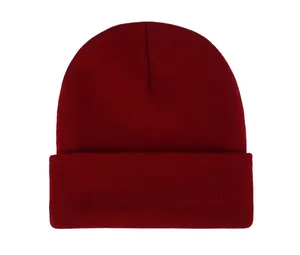 New Design Silk Lined Winter Knitted Hats Beanie Manufacture Satin Lined Knit Beanie Hat Custom Logo Cap With Satin Lined