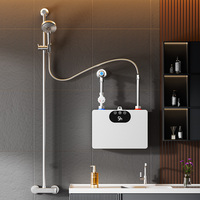 Mini chauffe-eau électrique instantané intelligent sans réservoir 3500W 4500W 5500W pour cuisine sous évier et douche