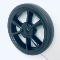 Roue de poussette pour bébé de 6 pouces, roue en plastique EVA pour poussette de bébé