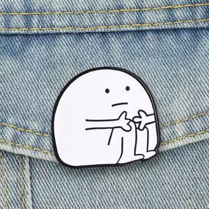 Pin esmaltado al por mayor de figura abrazada con <span class=keywords><strong>dibujo</strong></span> de línea <span class=keywords><strong>minimalista</strong></span>, figura de <span class=keywords><strong>dibujo</strong></span> animado curativa, figura de palitos, aleación de zinc, níquel negro - Product Image 4