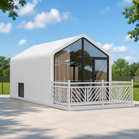 Maisonnette préfabriquée portable, micro-maison modulaire, bureau, hôtel, résidence 24 ㎡   Bâtiment personnalisable