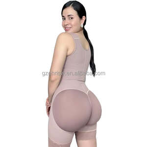 Faja Mejor Compresión Extra Firme Fajas Cremallera Mujeres Etapa 2 Body de Control Corporal <span class=keywords><strong>Tummy</strong></span> <span class=keywords><strong>Tuck</strong></span> Fajas Colombianas Post Cirugía - Product Image 2