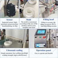 Machine de fabrication de tubes cosmétiques semi-automatique pour le remplissage de crème, de pâte, de chocolat, de dentifrice et de graisse, avec tube inclus