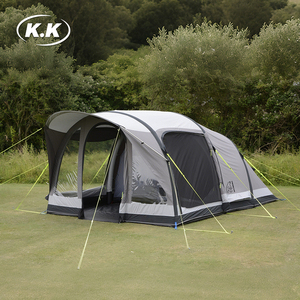 Kawagebo Kamp (KK) 16' X 10' <span class=keywords><strong>Gonflable</strong></span> 14.7 ㎡   Tente de camping en plein air Oxford pour 2 à 4 personnes, type cabane, glamping - Product Image 2