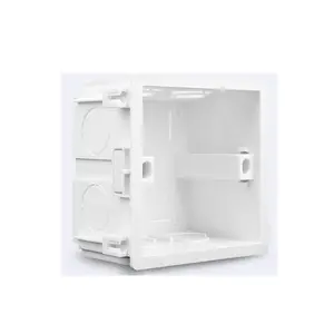 SIASE Dinding Flush Mounting Plastik 86 Tipe Ukuran dari Switch Outlet PC Junction Box