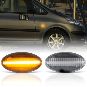 Clignotant latéral ambré à LED pour <span class=keywords><strong>Peugeot</strong></span> <span class=keywords><strong>307</strong></span>, éclairage de voiture étanche et sans polarité, mise à niveau Plug & Play - Product Image 6