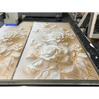 1-moderne Uv Coated Pvc Wall Sheet Imperméable Marbre Bureau Murs Plafond Décoration pour Hôtel 3d Modèle Projets