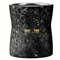 Mug à café et à thé en titane pur à double paroi, léger, style chic, pour la maison et en déplacement, cadeau assorti pour couple