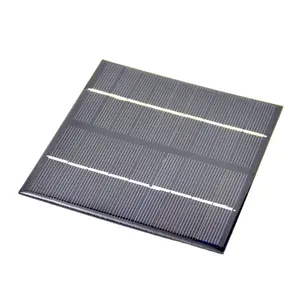 Carregador solar de alta eficiência, 2w, mono, carregador solar ZW-115115 mini, à prova de poeira, painéis solares epóxi 9v