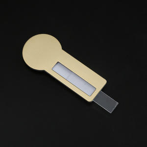 Specchietto in metallo acrilico a specchio con Badge per petto piatto da lavoro aziendale in acrilico con targhetta con nome e spilla personalizzata - Product Image 4