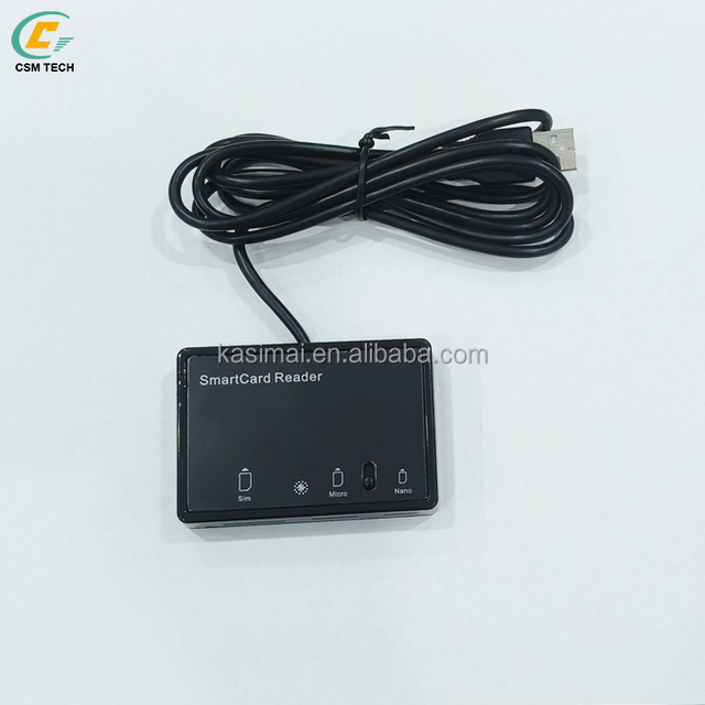 Wholesale Contact Smart Card Reader Pcsc USB Port  3516 4in1 2ff 3ff 4ff CR80 with Free SDK