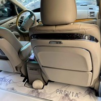Meja Lipat untuk Kursi Belakang Toyota Estima Previa Tarago ACR50, Meja Kerja Laptop, Meja Makan, Pengisi Daya Nirkabel, Tempat Cangkir