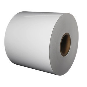 ورق كرومو مطلي باللون الأبيض ذاتي اللصق، ورق فني أحادي الجانب <span class=keywords><strong>C1S</strong></span>، 80 جرام و90 جرام، صديق للبيئة ومضاد للتجعد، لفة جامبو - Product Image 1