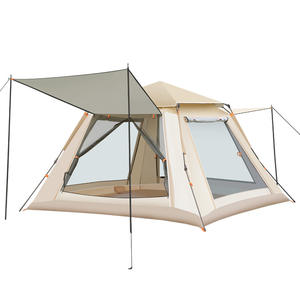 Carpa Doble de Apertura Rápida para Exteriores, 240x240x155cm, para 4-5 Personas, Impermeable, para las Cuatro Estaciones, con Protección Solar - Product Image 1
