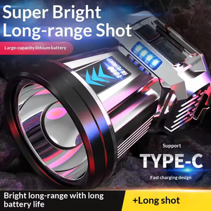 Linterna Frontal LED de Alta Potencia Súper Brillante con Carga USB, Haz Ajustable, Clasificación IP65 - 3 Modos para Pesca, Buceo y Uso en Exteriores - Product Image 5