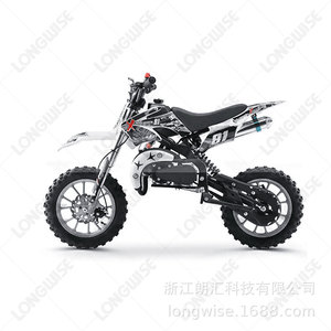 Minimoto de cross de 49cc, monocilíndrica, refrigerada por aire, de dos tiempos, con transmisión por cadena, cuadro de acero al carbono, tamaño de neumático 2.50-10, para niños y adultos. - Product Image 2