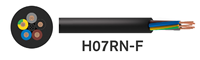 H07RN-F 70 mm2 Flexibler einadriger verstärkter Gummi kabel Elektrischer Draht