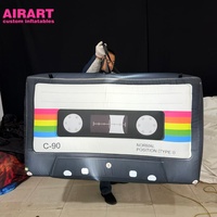 Modèle de manette de jeu gonflable pour la décoration d'arcade, manette de jeu sans fil et PC gonflable personnalisée