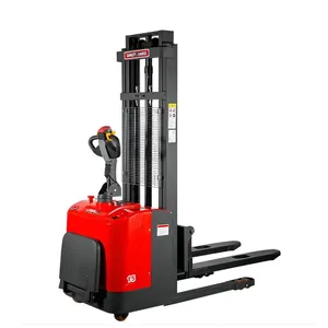 XINBAITAI Fabricante profesional Carretilla elevadora Transpaleta de energía eléctrica Custom 1,5 T Standing Drive Jack Apilador de carga automática - Product Image 4