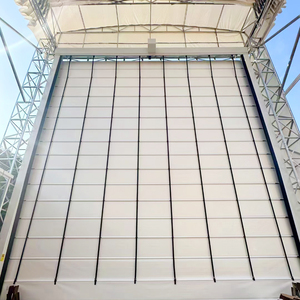Porte de capteur de roulement rapide de volet roulant industriel de télécommande électrique de PVC à grande vitesse pour l'intérieur d'entrepôt de grand atelier - Product Image 6