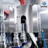 Nouvelle machine de soufflage PET entièrement automatique à 6 cavités, 6000 BPH, pour la production de bouteilles d'eau minérale, prix d'usine, haut rendement