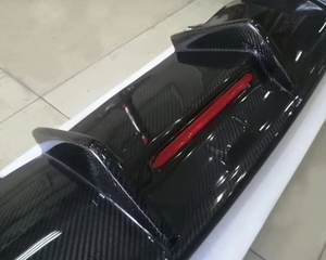 Kit de Carrocería de Fibra de Carbono Real para Audi A4 S4 B9 2017 2018 2019, Incluye Alerón Delantero, Difusor Trasero y Alerones Laterales - Product Image 2