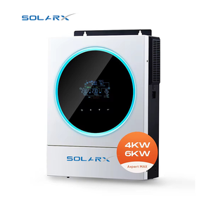Precio al por mayor: Inversores solares <span class=keywords><strong>Voltronic</strong></span> <span class=keywords><strong>Axpert</strong></span> Off Grid VM 4Twin 24V 4kVA 6kVA 4kW 6kW MPPT sin batería de litio - Product Image 1