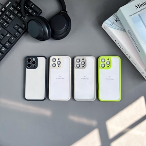 Coque pour 16 Pro Max en TPU+PC, finition mate translucide, colorée, avec trous de dissipation thermique, protection complète de l'objectif, antichoc - Product Image 4