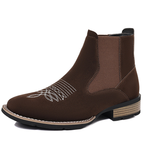 Botas Chelsea para Todas las Temporadas, Tejido de Alta Calidad, Parte Superior de PU, Estilo Clásico, Impermeables, Elegantes y de Lujo, Botas de Tobillo para Hombre - Product Image 4