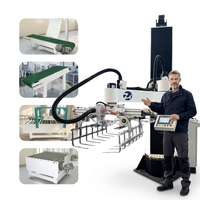 Système de palettisation automatique pour aliments, sacs de 50 kg, cartons, barils, caisses, bouteilles, personnalisable, palettiseur à colonne de 25 kg