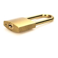 Cadenas de sécurité à anse carrée en laiton Histay His-85C11, 38 mm, certifié CE, à clé différentielle, verrouillage à levier unique