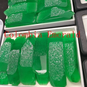 Top Quality <strong>Lab</strong> <strong>Created</strong> <strong>Emeralds</strong> Raw Material Hydrothermal <strong>Emerald</strong> Price Per Carat - Product Image 3