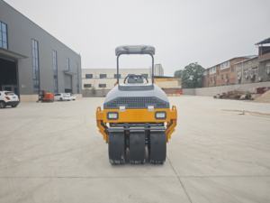 Force de compactage élevée, réparation d'asphalte, roulement et polissage du revêtement de 3 <span class=keywords><strong>tonnes</strong></span>, tous pneus en caoutchouc - Product Image 3