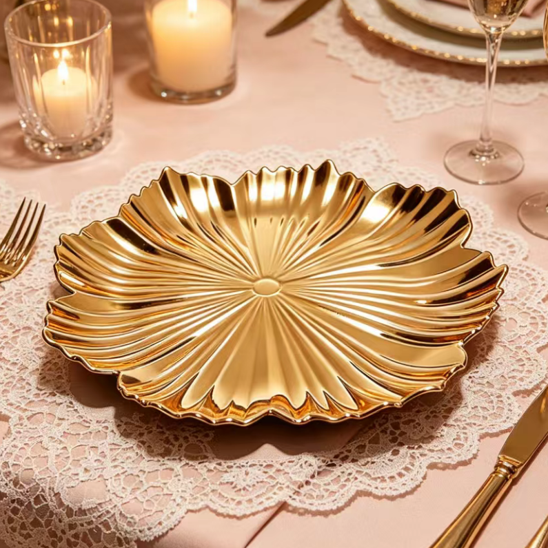 13 Inch Plastic Charger Plates Wedding
