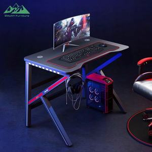 <span class=keywords><strong>Bureau</strong></span> de jeu professionnel Wayon en forme de K, table PC en fibre de carbone avec accents de course et arc ergonomique pour les sports électroniques - Product Image 5