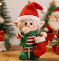 Poupées personnalisées OEM/ODM, décorations de Noël personnalisées, elfes en peluche, peluches en gros