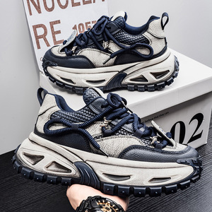 Zapatos de Estilo Deportivo con Suela Gruesa para Hombre, Primavera 2025, Venta al por Mayor, Zapatos Deportivos Transpirables para Hombre, Zapatos Casuales Gruesos - Product Image 2