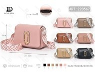 Borsa a Tracolla da Donna in Microfibra, Pelle Sintetica con Motivo Floreale, Chiusura a Cerniera, per Tutte le Stagioni, Tracolla Singola - Product Image 1