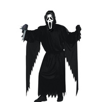 Costume de scène pour homme adulte, prêt à être expédié, pour fête d'Halloween, Echo Cosplay Scream for the Dark God, polyester