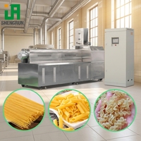 Ligne de production automatique de pâtes italiennes en acier inoxydable, machine à macaroni entièrement automatique, machine à fabriquer des pâtes, des macaroni, des spirales et des nouilles en forme de coquille