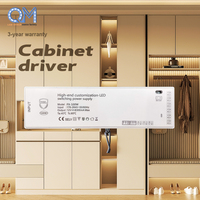 Alimentation à découpage LED QM 36W 60W 100W 150W DC12V/24V IP20 pour mini-bandes lumineuses